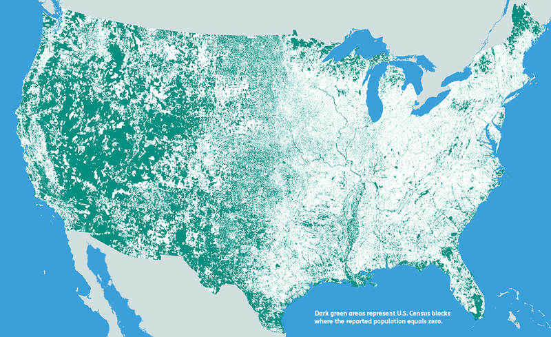 Illustration for article titled How You Count Matters: Maps of Census Data in the US